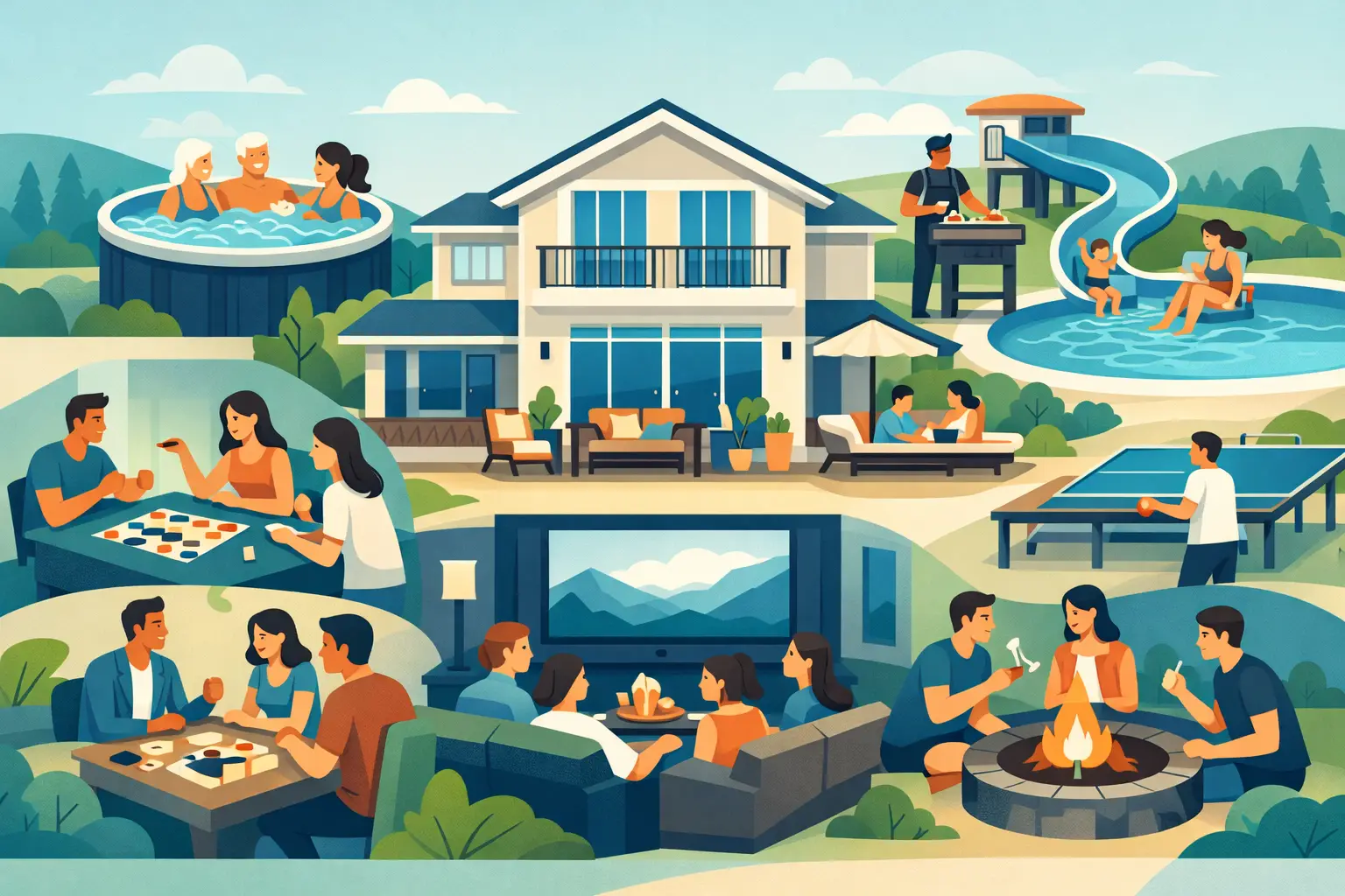 Reunion House Amenities That Keep Everyone Happy