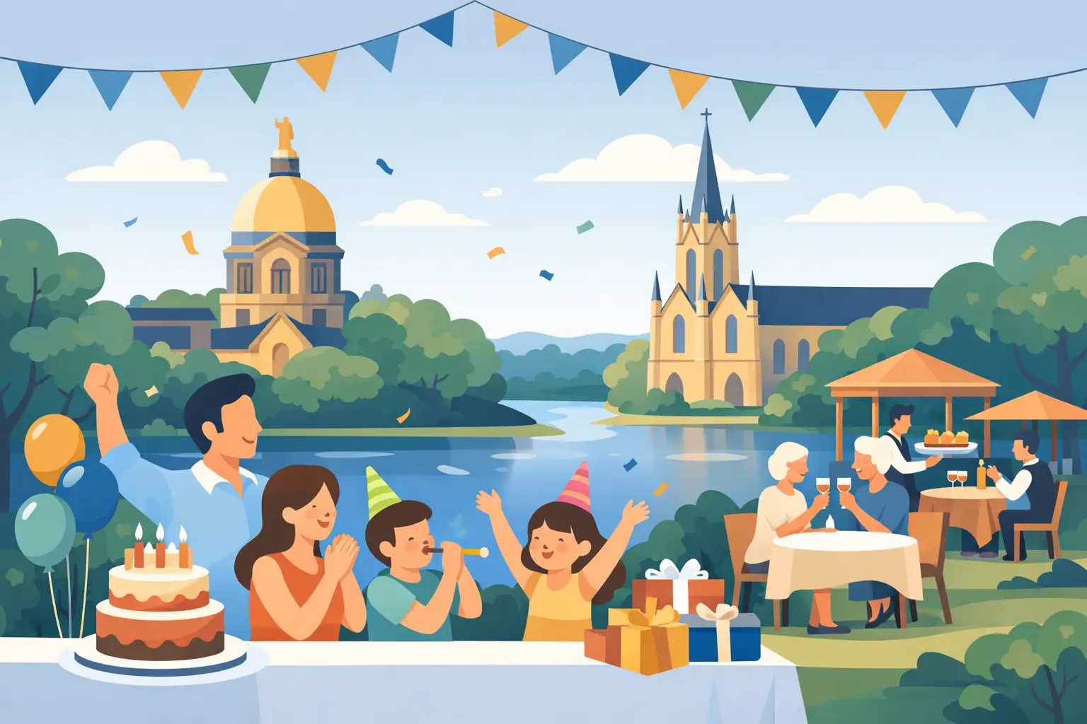 Best Places for Family Celebrations Near Notre Dame