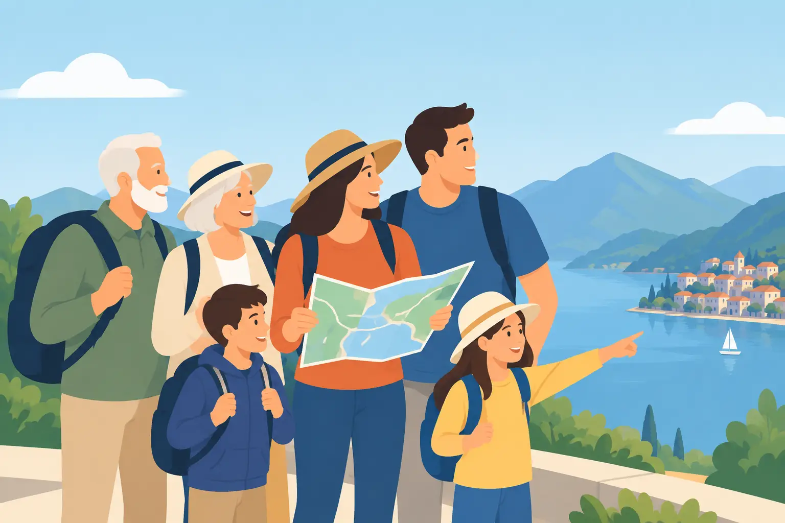 How to Organize a Multigenerational Family Trip