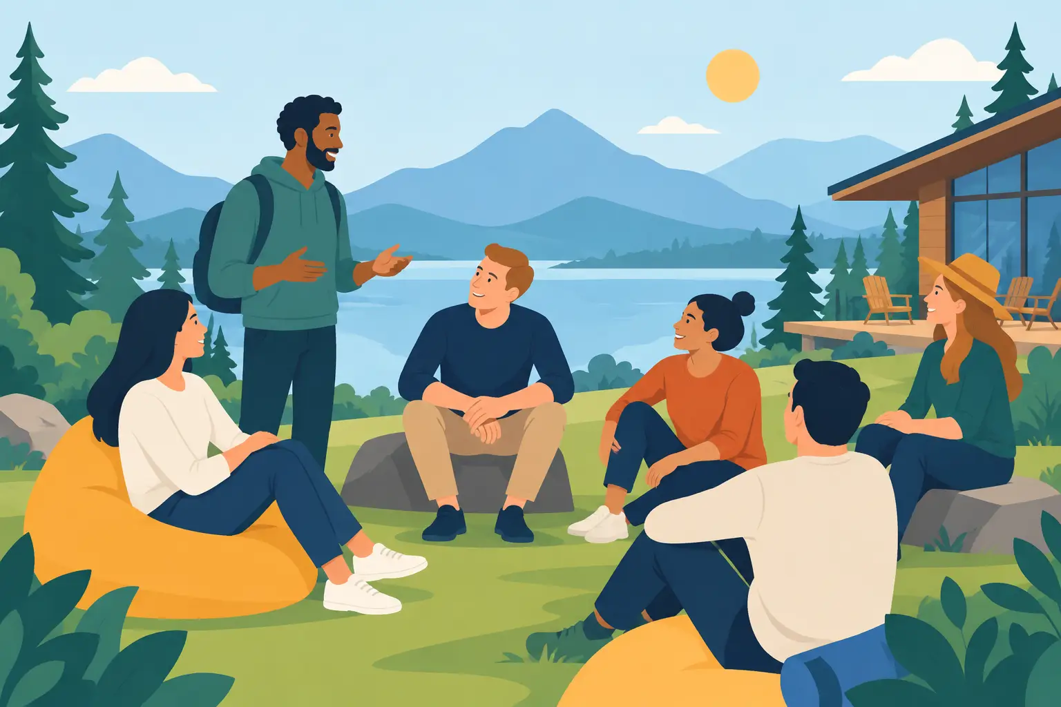 Plan a Group Retreat Everyone Can Enjoy Together