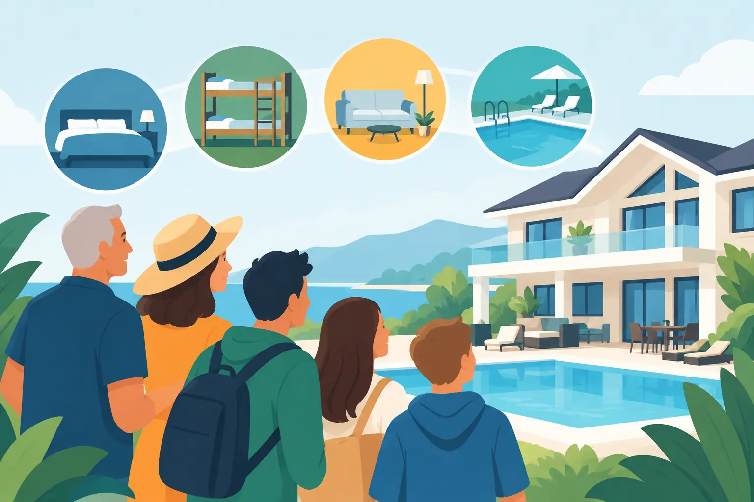 How to Choose Reunion Lodging That Fits Everyone