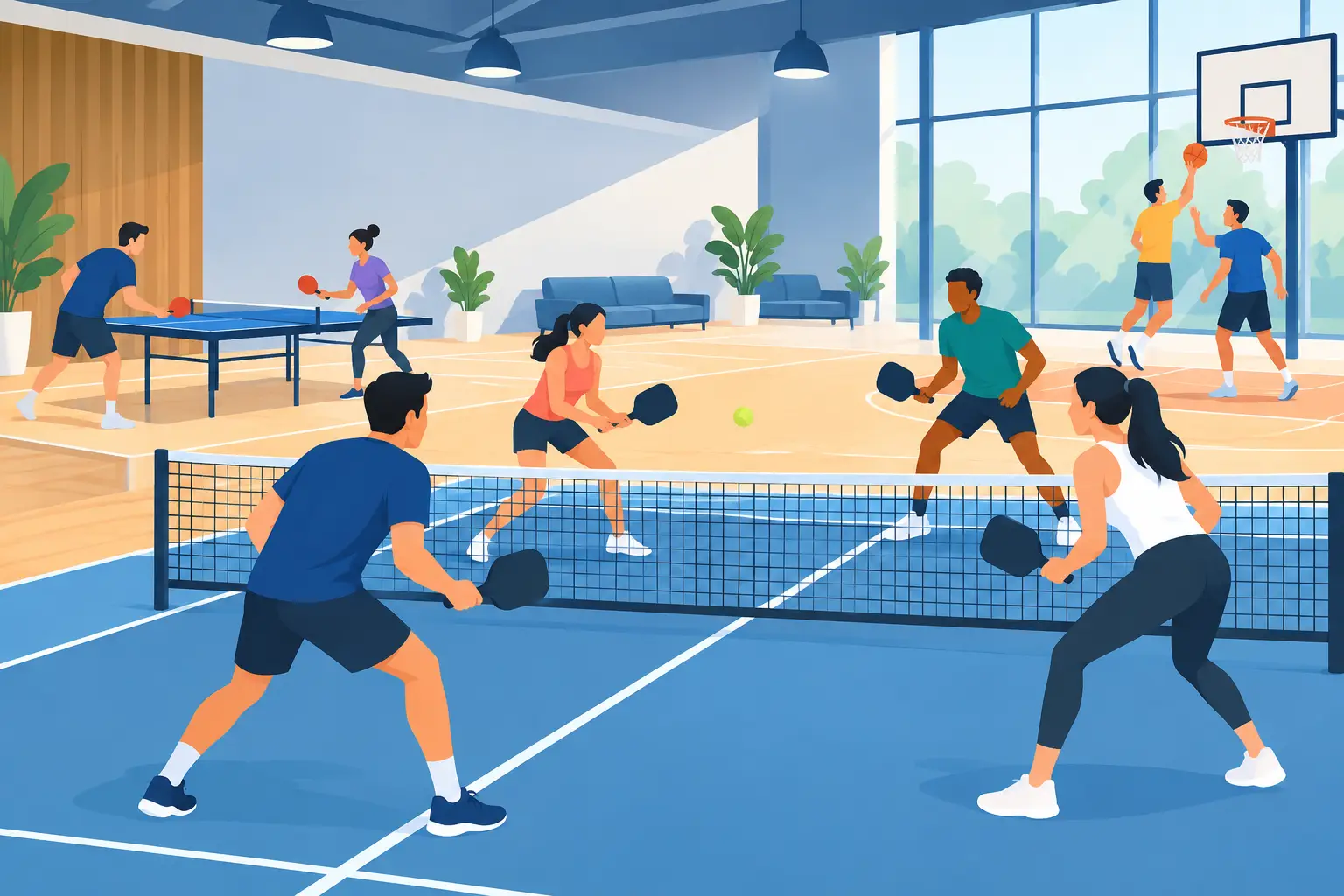 Top Indoor Court Games for Group Getaways
