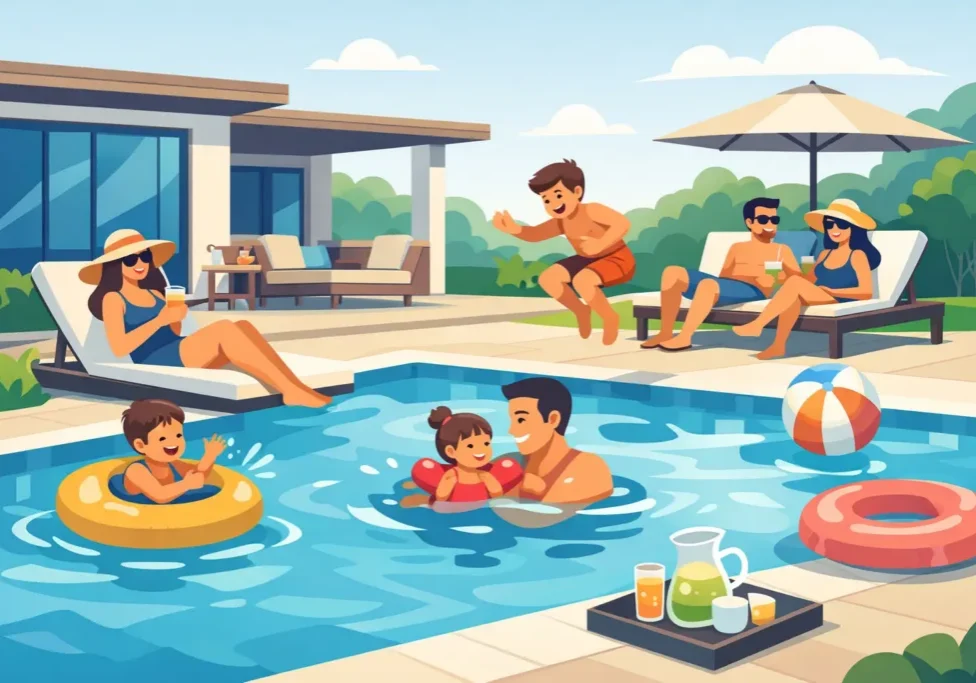 7 Private Pool Party Benefits for Families