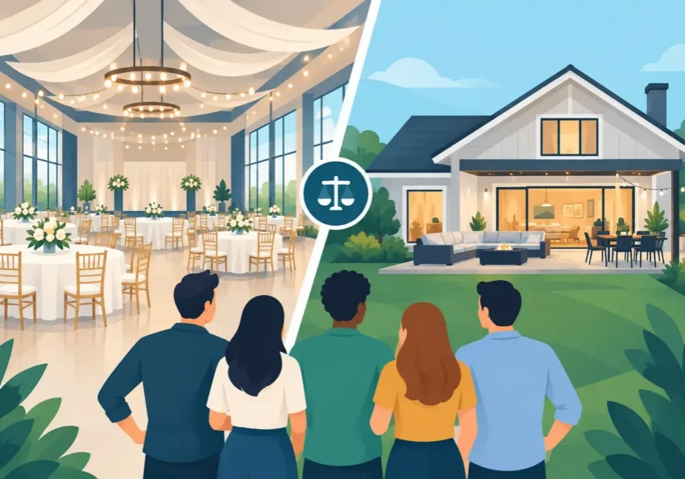 Event Venue Versus Rental Home for Groups