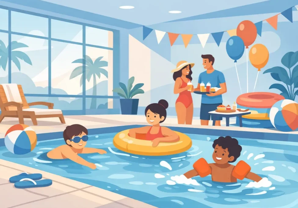 How to Host an Indoor Swim Party That Feels Easy