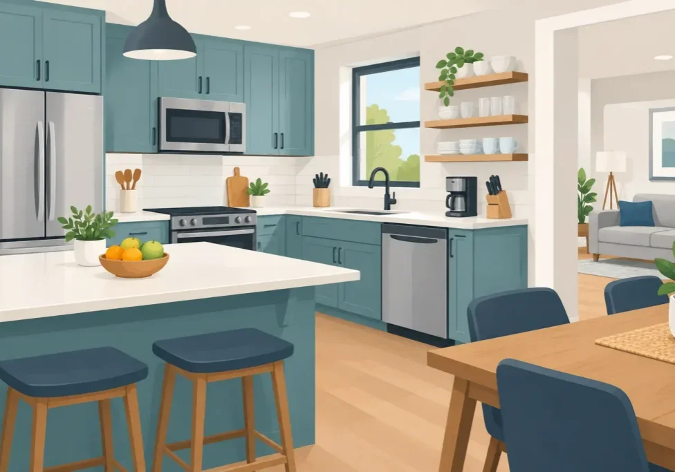 Rental House With Fully Stocked Kitchen Perks